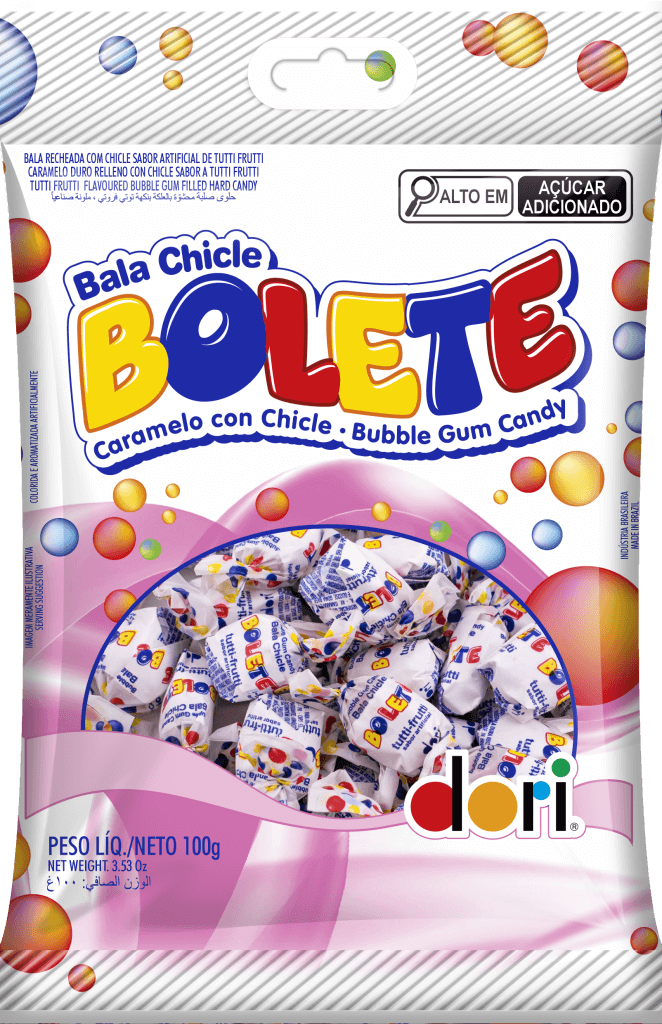 Bala Bolete Tutti Frutti 100G