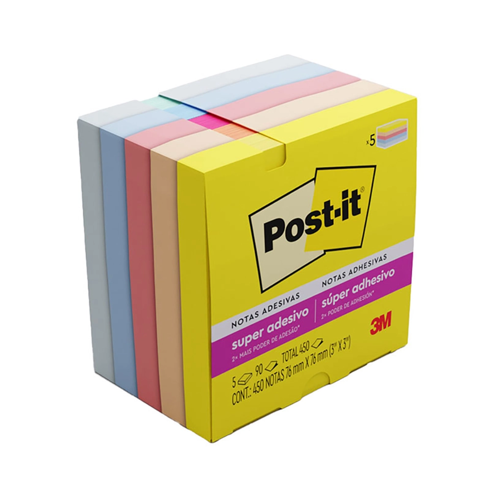 Bloco De Notas Postitis 76X76Mm