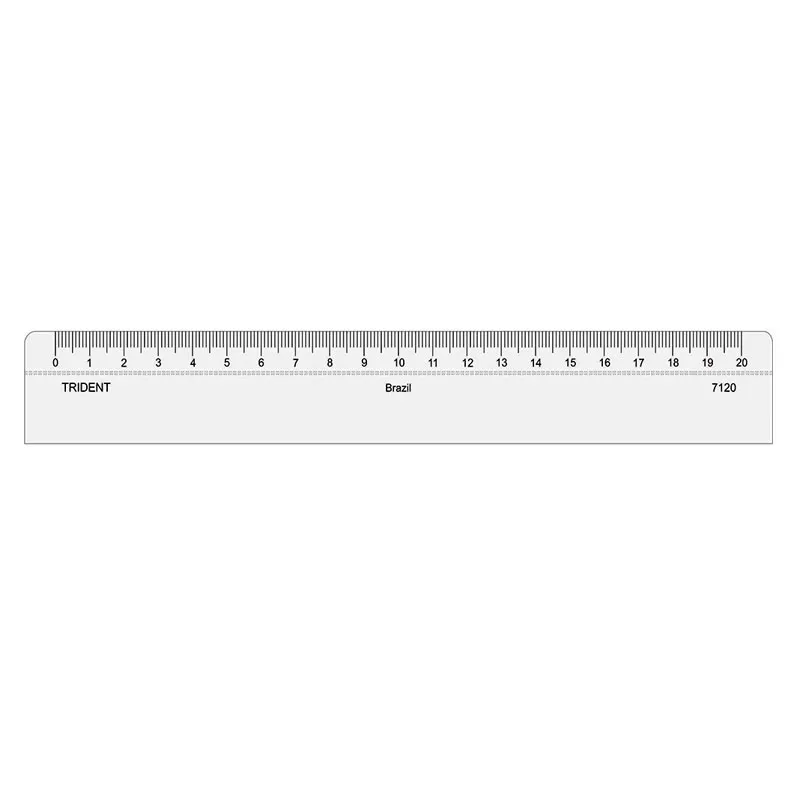 Régua Plastica 20 Cm
