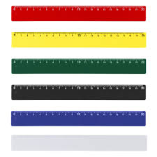 RÉGUA PLASTICA 20CM