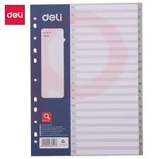 SEPARADOR ORDEM ALFABETICA EXXO REF.80324 (un)