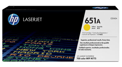 Toner Hp 651A Amarelo  Ce341A