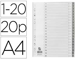 [325451216] SEPARADOR DE DOCUMENTO EXXO NUM. (1-31