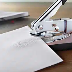 [SN] CARIMBO SELO BRANCO - KEVE (1und)