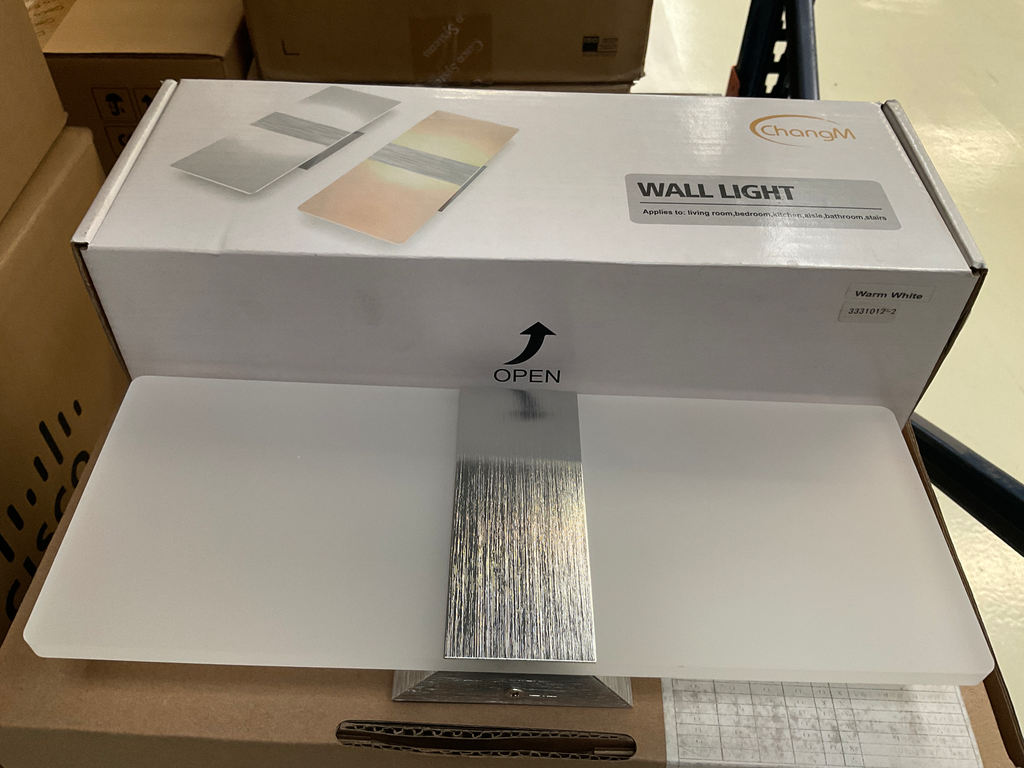 LUMINÁRIA DE PAREDE LED WARM WHITE