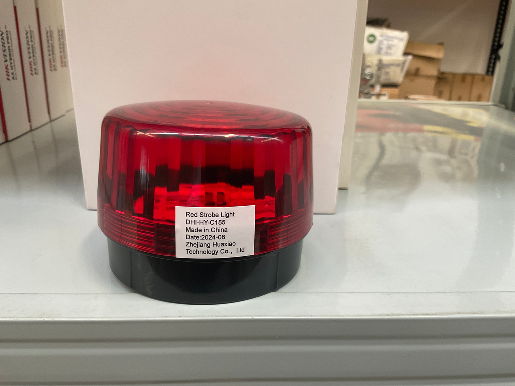SINALIZADOR  AUDIOVISUAL VERMELHO DH-HY- C155