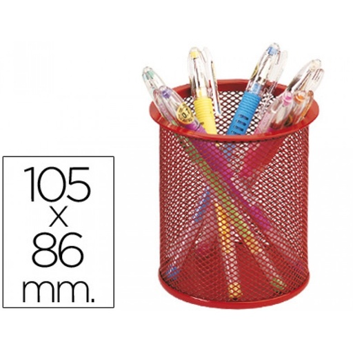 [COPO PLAST VERM.] Copo Porta Lapis Plastico Vermelho