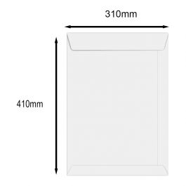 [ENVELOPE] Envelope A3  sem timbre (Branco e Castanho)