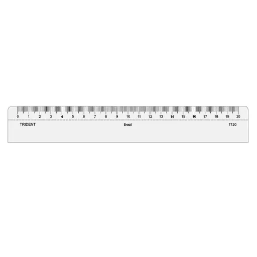Régua Plastica 20 Cm