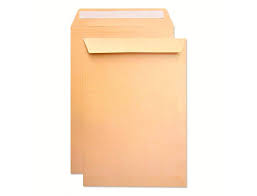 Envelope A5 Sem Timbre (Branco/Castanho)