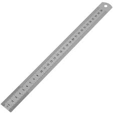 Régua Metálica 30Cm